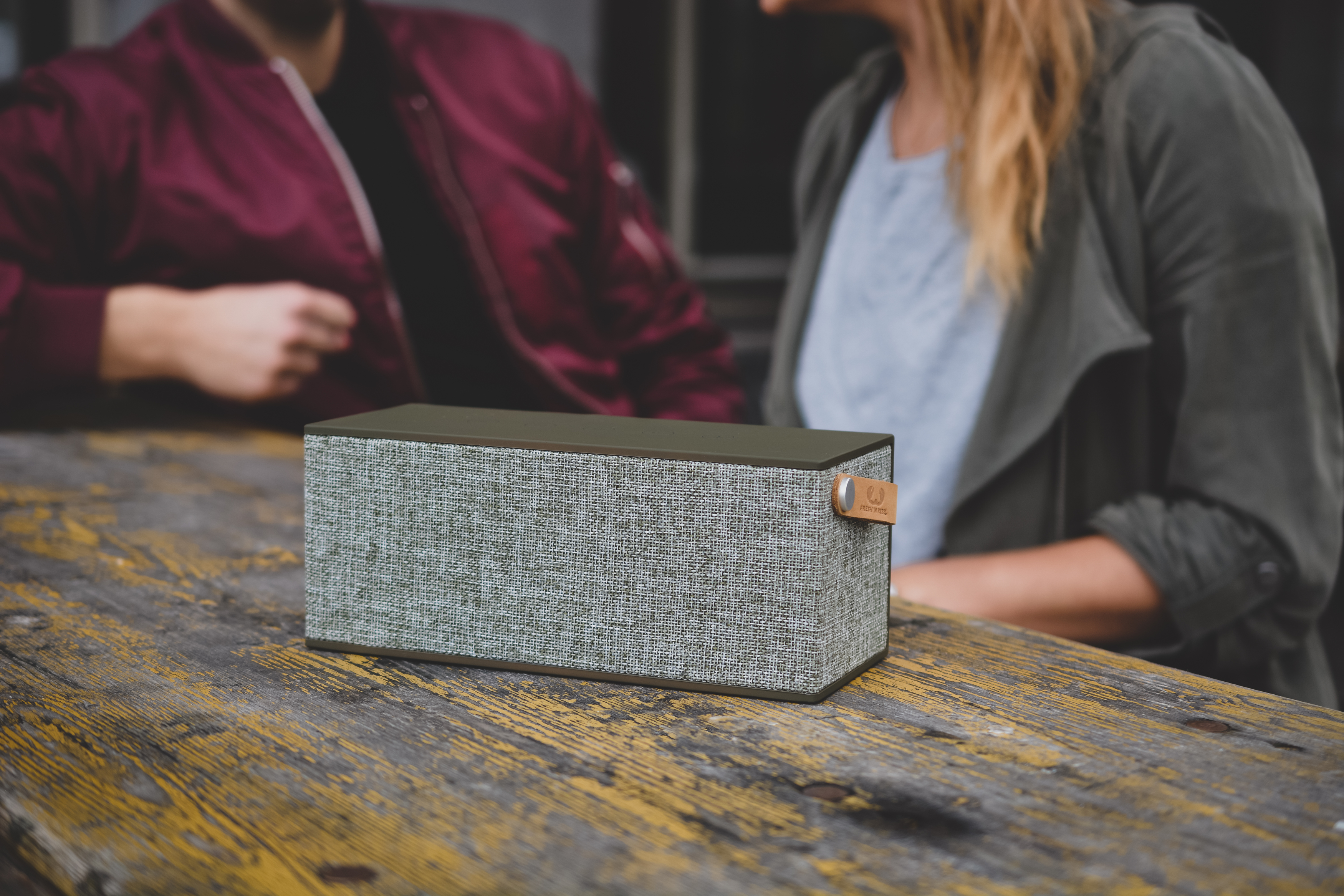 FRESH ‘N REBEL Rockbox Brick XL Bluetooth Lautsprecher, Olivgrün