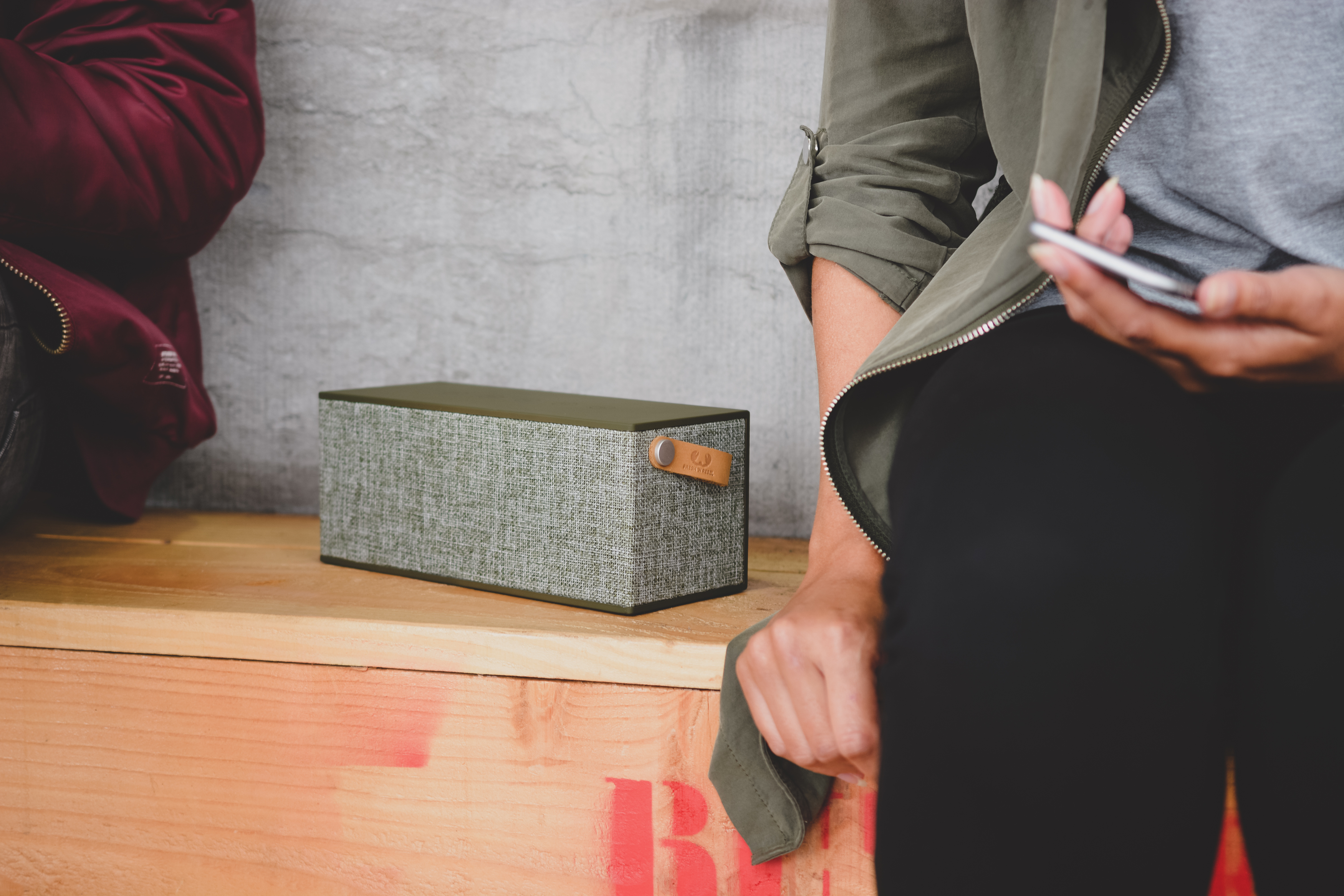 FRESH ‘N REBEL Rockbox Brick XL Bluetooth Lautsprecher, Olivgrün
