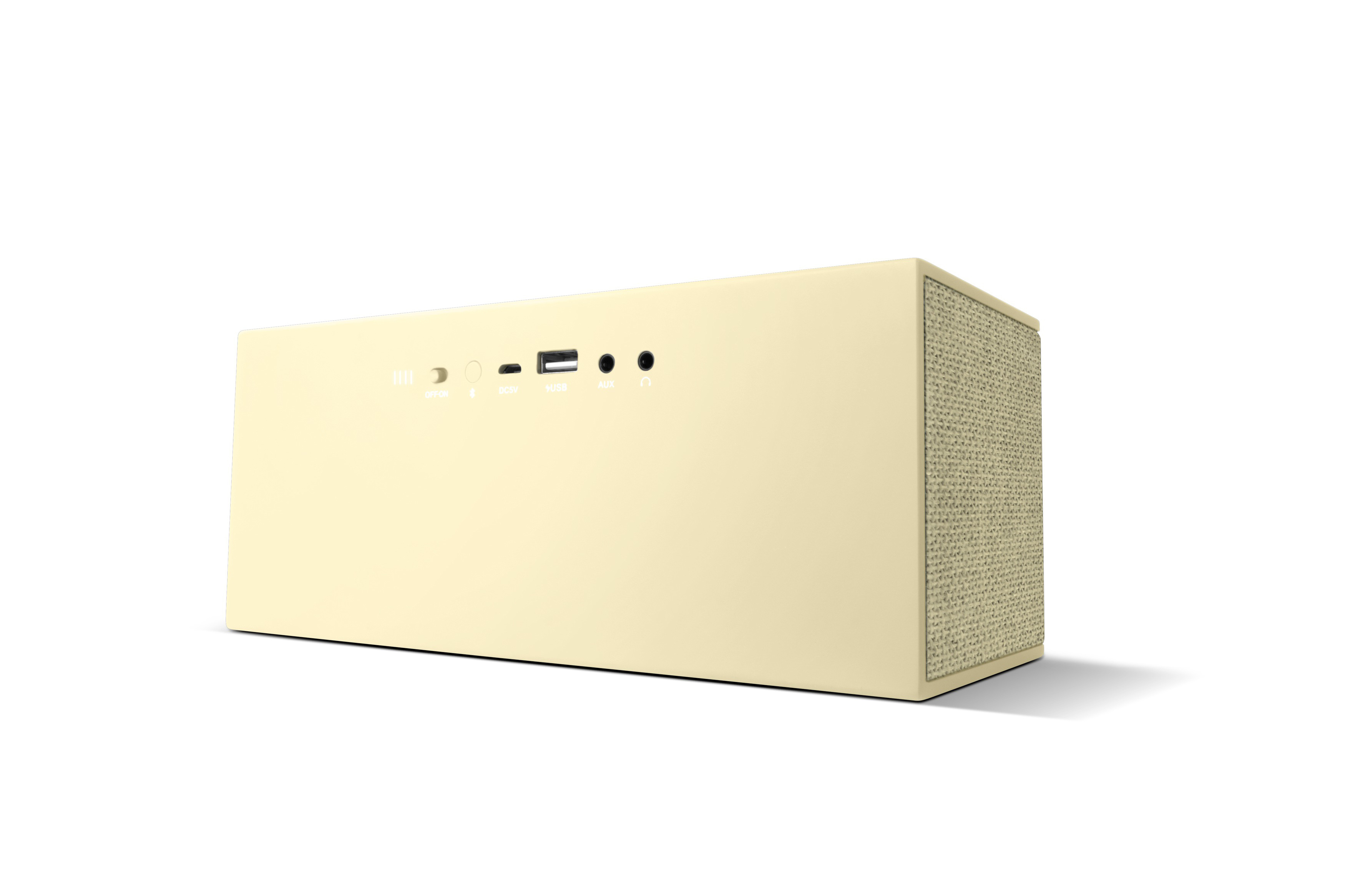 FRESH ‘N REBEL Rockbox Brick XL Bluetooth Lautsprecher, Buttercup
