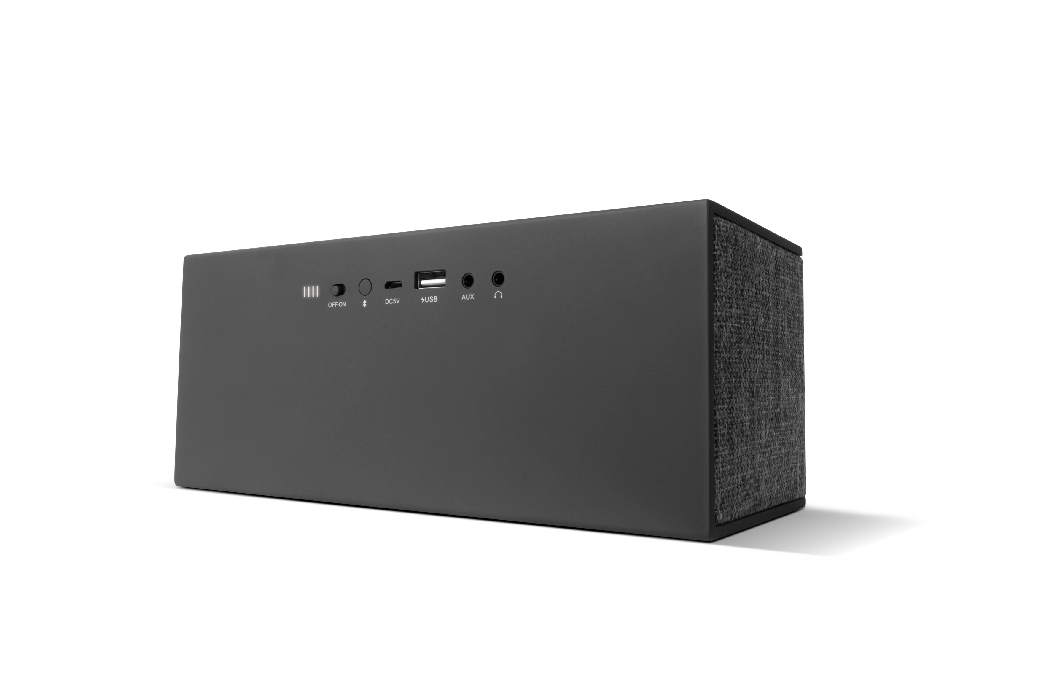 FRESH ‘N REBEL Rockbox Brick XL Bluetooth Lautsprecher, Concrete