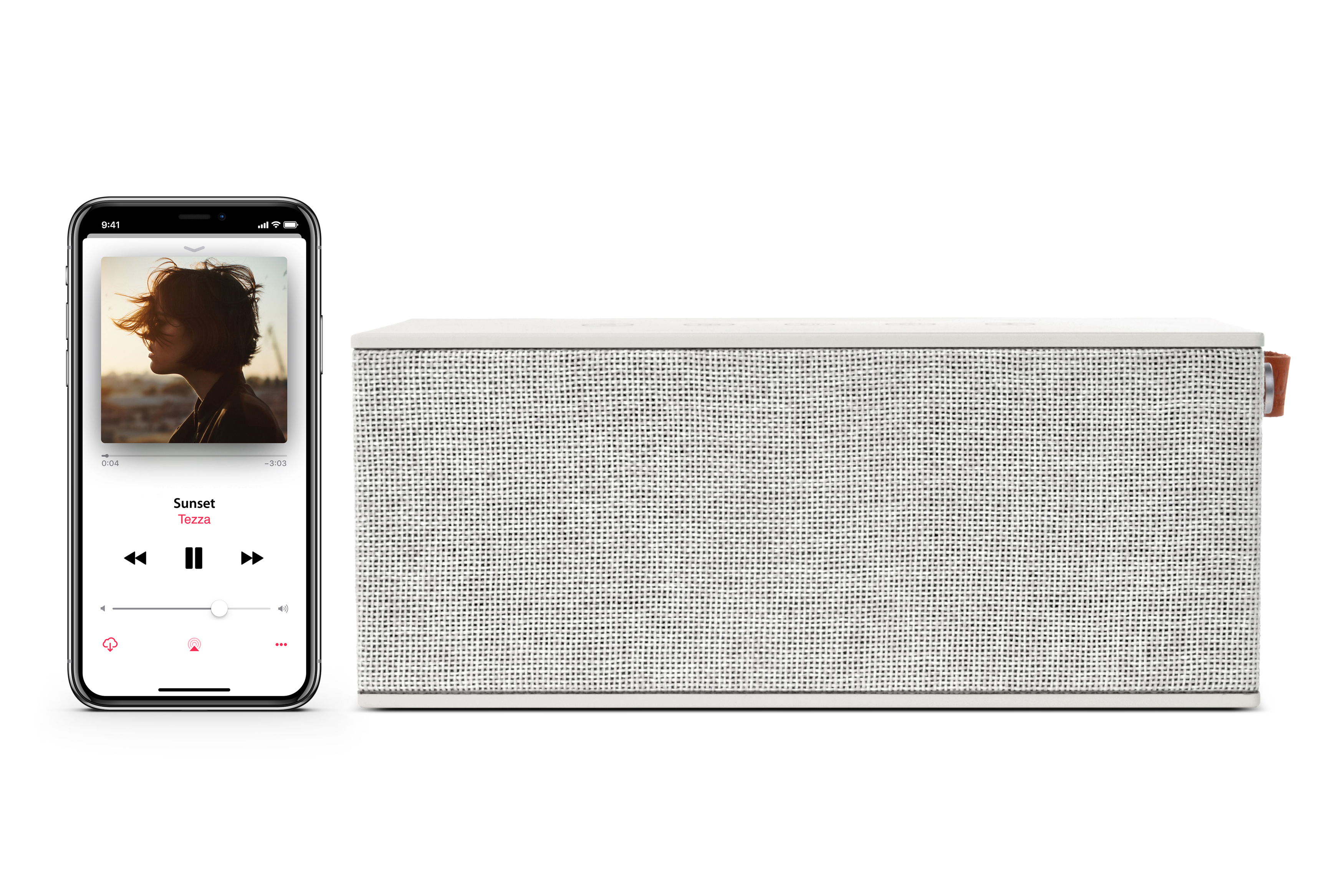 FRESH N REBEL Rockbox Brick XL Bluetooth Lautsprecher, Cloud