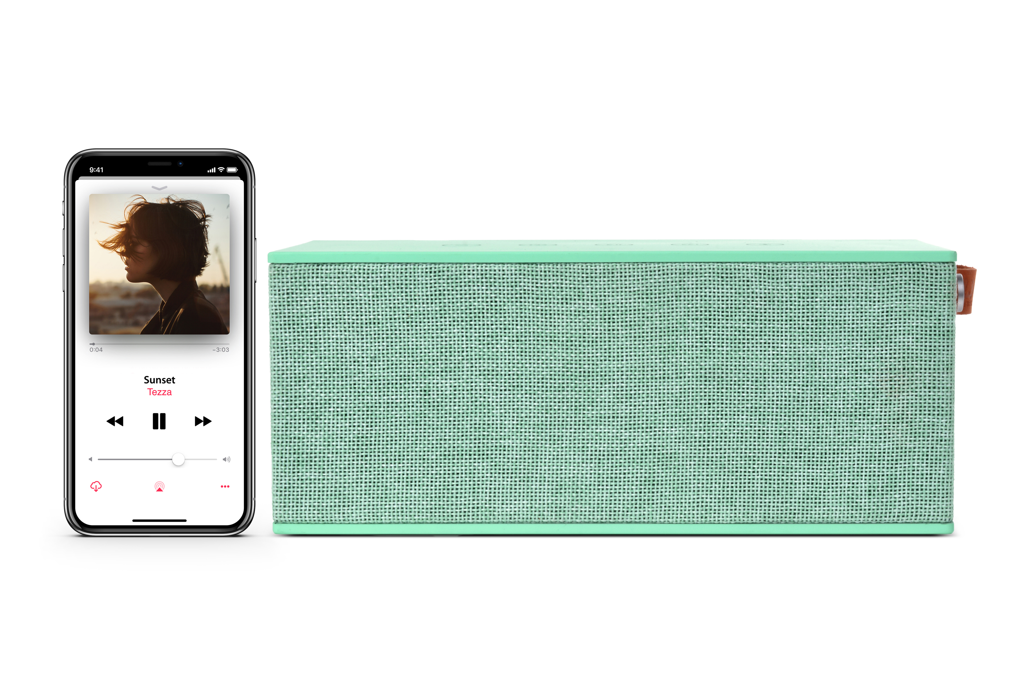 FRESH ‘N REBEL Rockbox Brick XL Bluetooth Lautsprecher, Peppermint