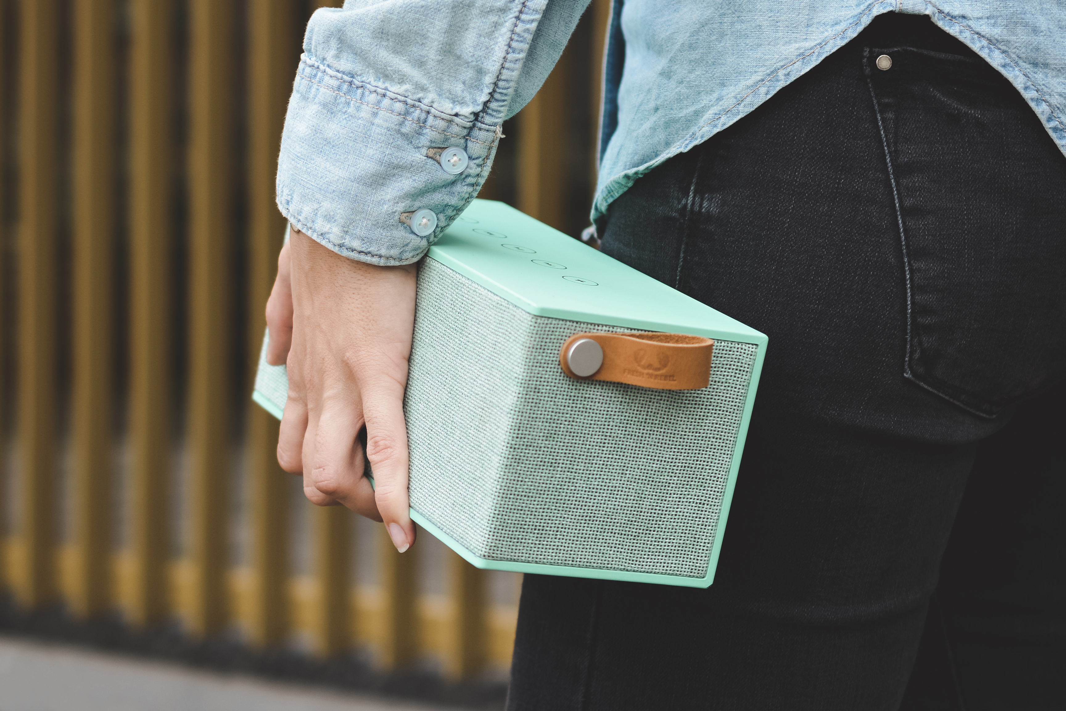FRESH ‘N REBEL Rockbox Brick XL Bluetooth Lautsprecher, Peppermint