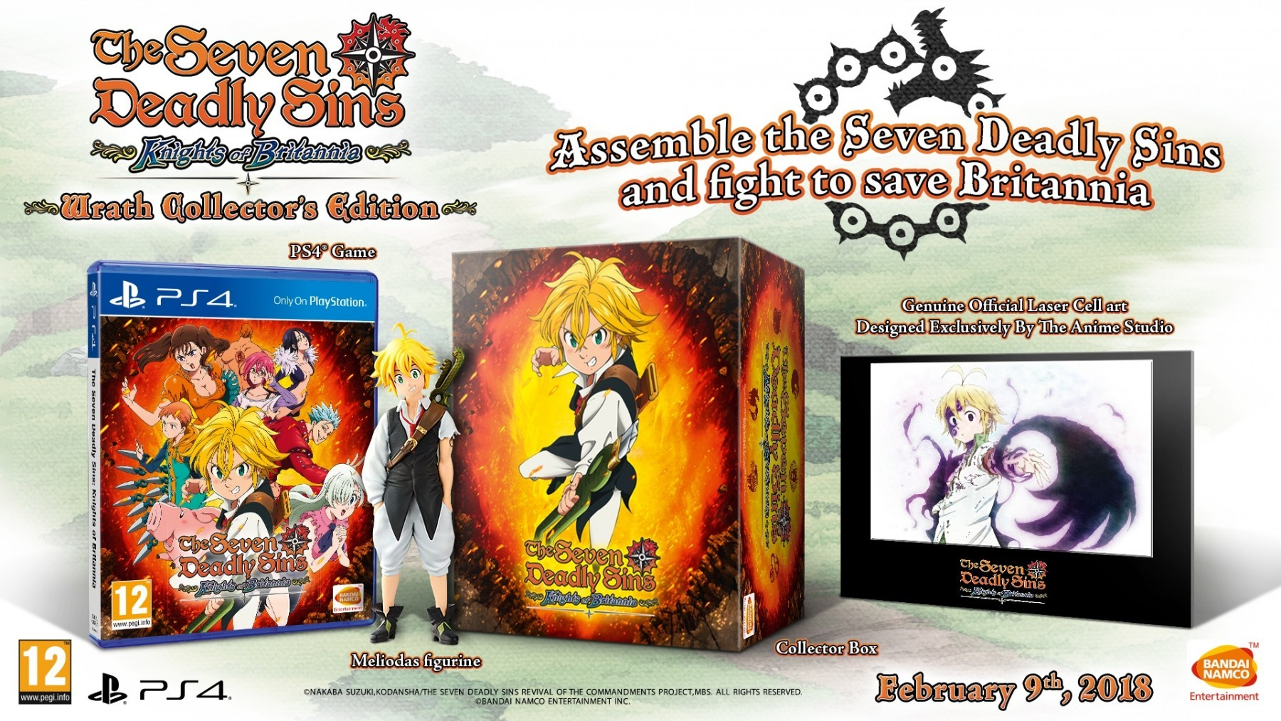 The Seven Deadly Sins: Knights of Britannia Wrath Collector's Edition UK/FR PS4