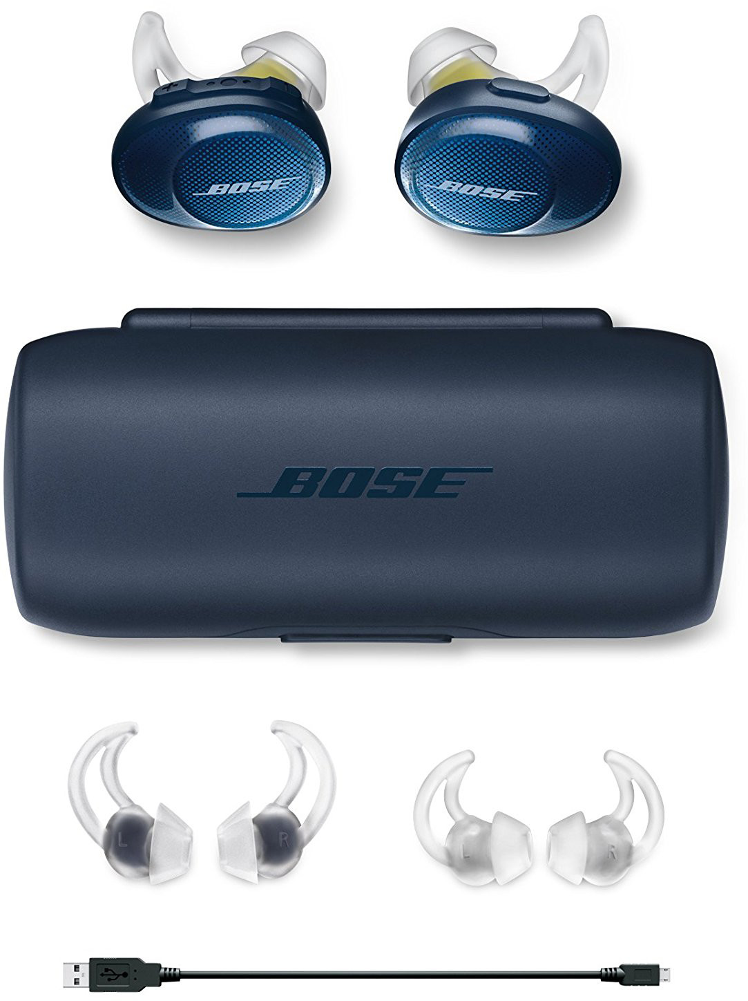 BOSE SoundSport Free wireless in ear headphones, blau