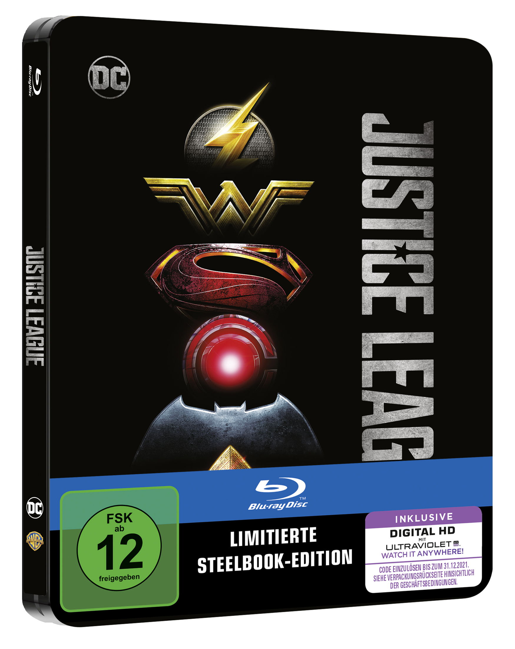 Justice League (Exklusvies Steelbook)  Blu-ray