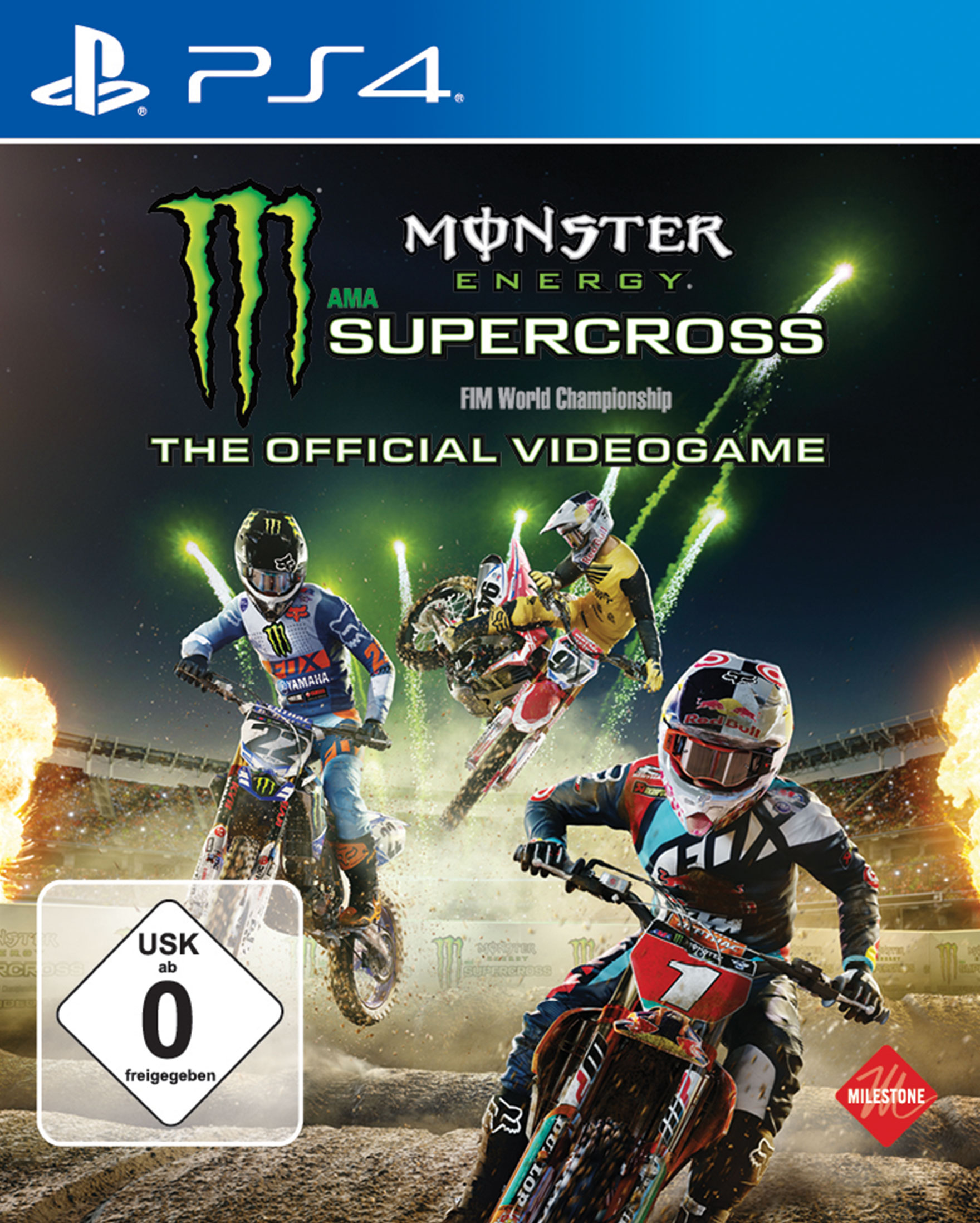Energy Supercross - Monster The Official [PlayStation 4] Videogame -