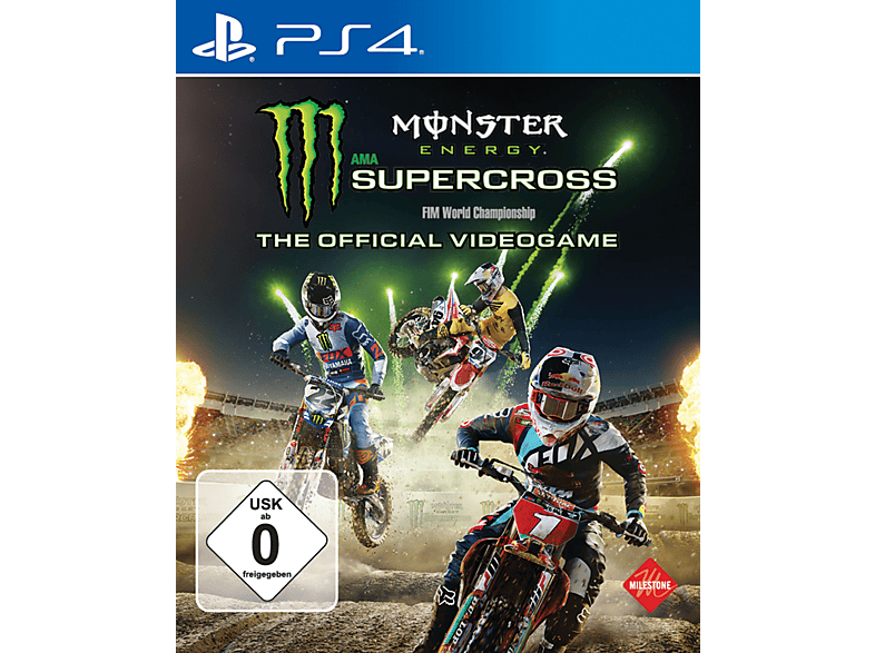 Energy Supercross - Monster The Official [PlayStation 4] Videogame -
