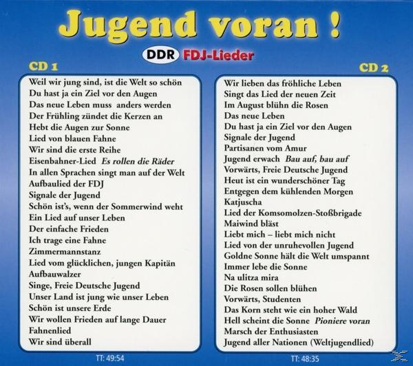 Ddr-fdj Lieder - Jugend voran!  - (CD)