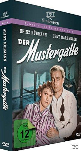 DVD-Box. Schwarz-Weiß-Bild von Mann und Frau. Titel: Der Mustergatte.
