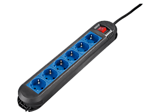 HAMA Stekkerdoos Colour 6-voudig Blauw 1,5 m - 47887