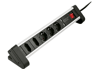 Hama Stekkerdoos 5-voudig 2x USB Zwart 1,5m - 137202