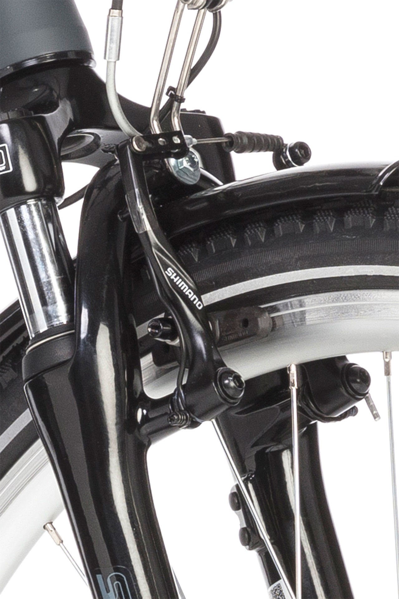 FISCHER ECU 1803-R1 Citybike (Laufradgröße: 28 Zoll, Damen-Rad, 396 Wh, Silber)