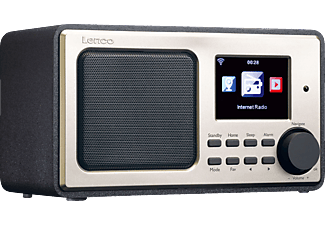 LENCO DIR-110 - Radio numérique (FM, Internet radio, Noir)