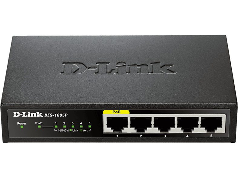 D-LINK Switch 5 poorten (1 POE) (DES-1005P)