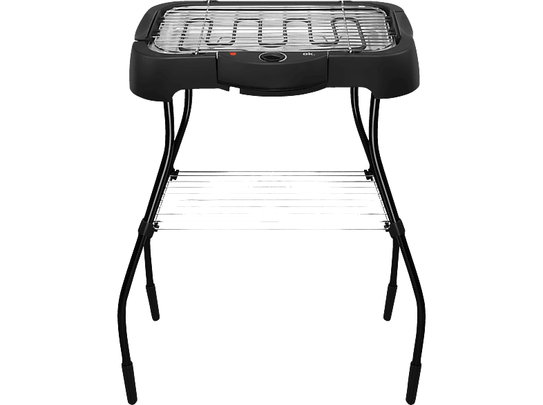 OK. OSG 3210 BBQ Elektrogrill, Schwarz (2000 Watt)