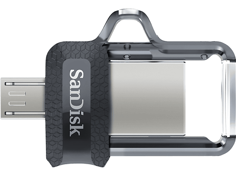 SANDISK USB-stick m3.0 Dual Drive USB - microUSB 16 GB Zilver (173383)