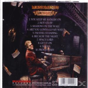 Een cd-hoes toont een man die piano speelt. Tekst geeft songtitels weer: You Keep Me Hangin On, Hot Stuff, Shadow on the Wall.