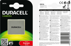 DURACELL Canon NB-4L Pil