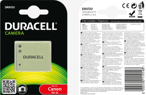 DURACELL Canon NB-6L Pil