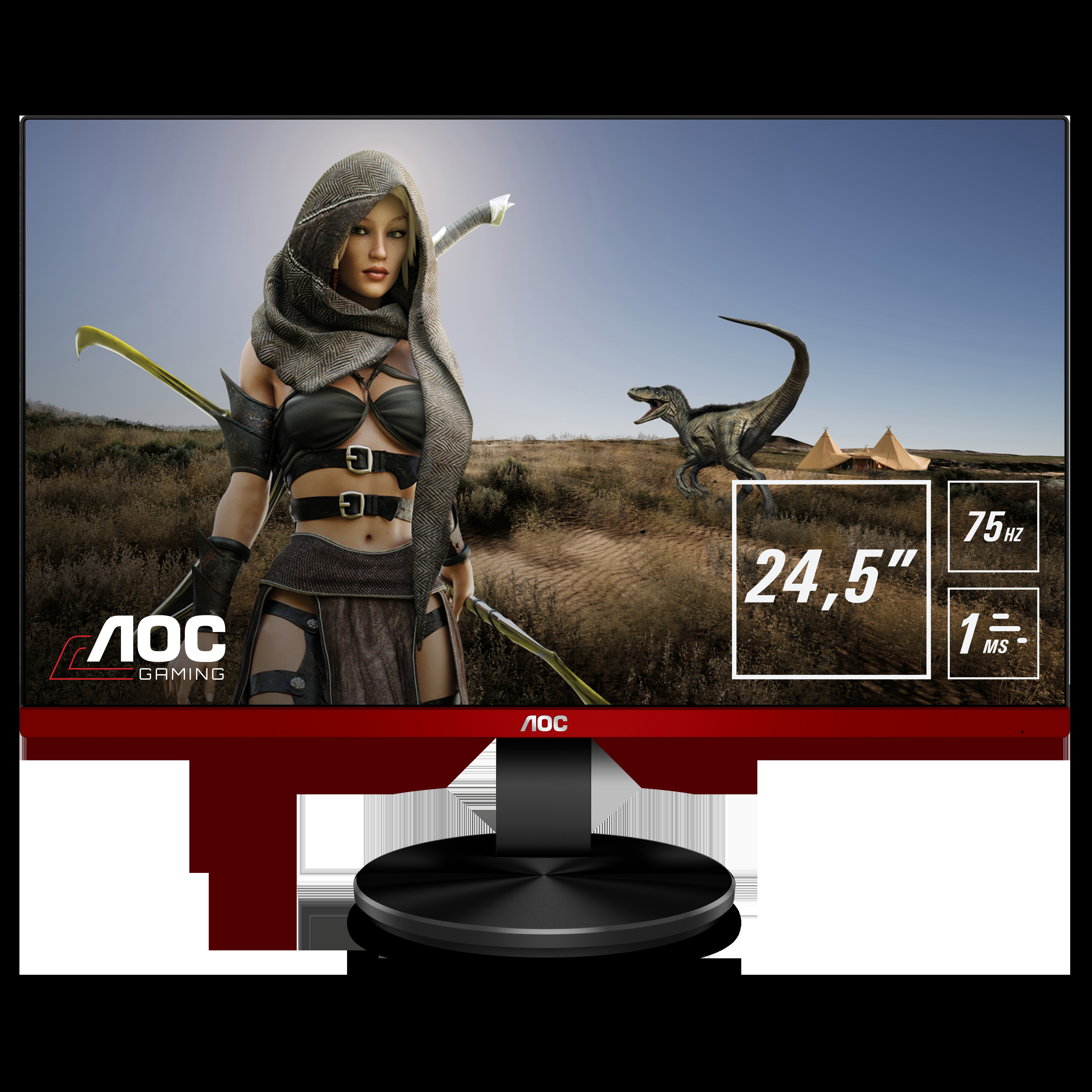 AOC G2590VXQ 25 Zoll  Full-HD  Gaming Monitor  1 ms Reaktionszeit  