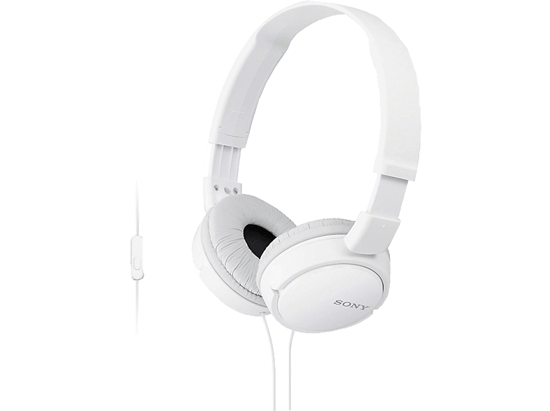 SONY MDR-ZX110AP mikrofonos fejhallgató, fehér