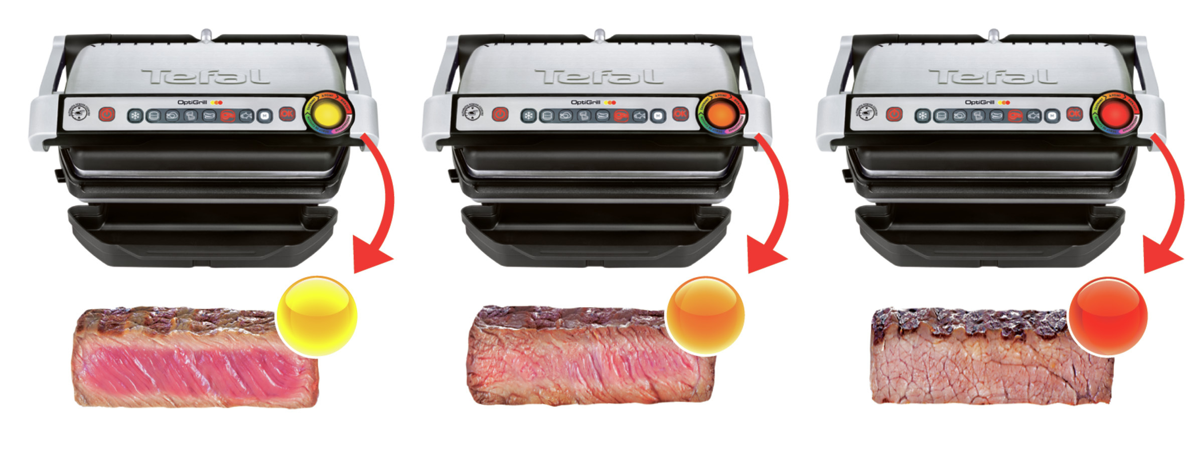 TEFAL GC702D Optigrill Kontaktgrill