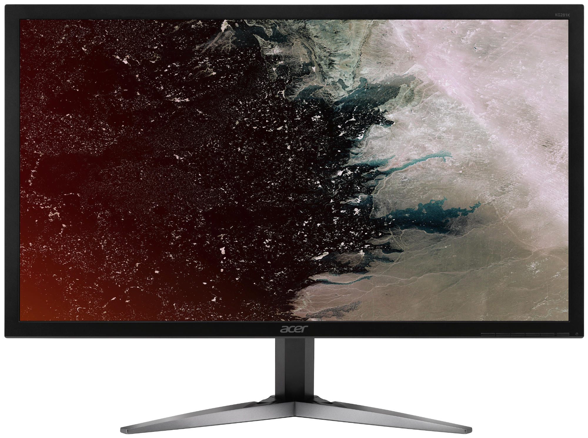 ACER Gaming Monitor Predator KG281Kbmiipx 28" (UM.PX1EE.005) 28 Zoll Gaming Monitor, 330 cd/m², 60 Hz, Schwarz