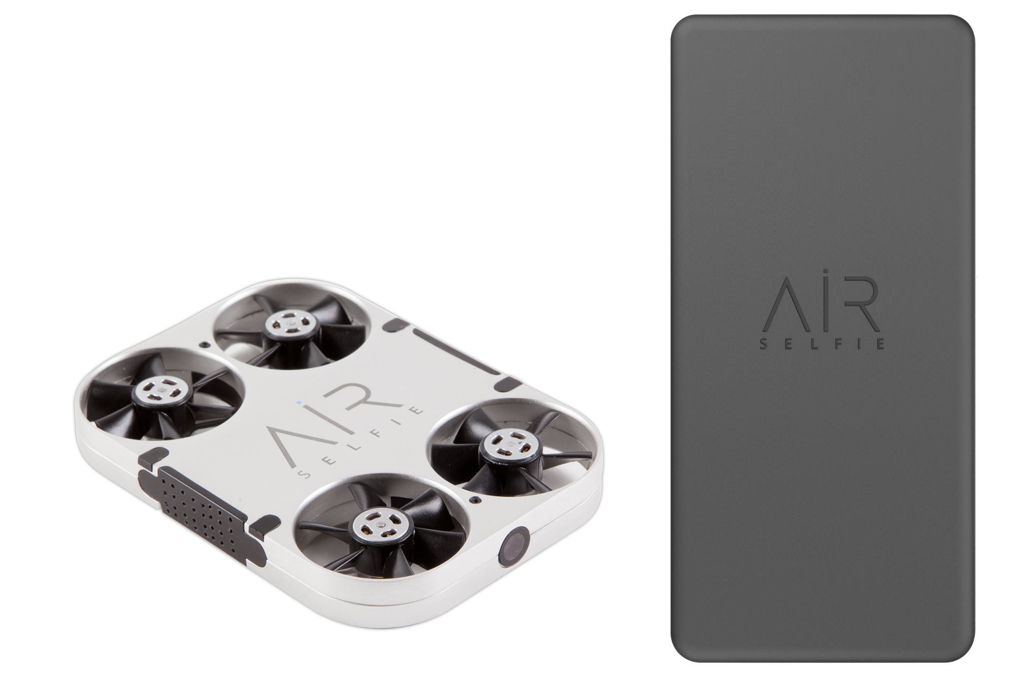 AIRSELFIE Power Bank Selfie Drohne Selfie Drohne, Silber