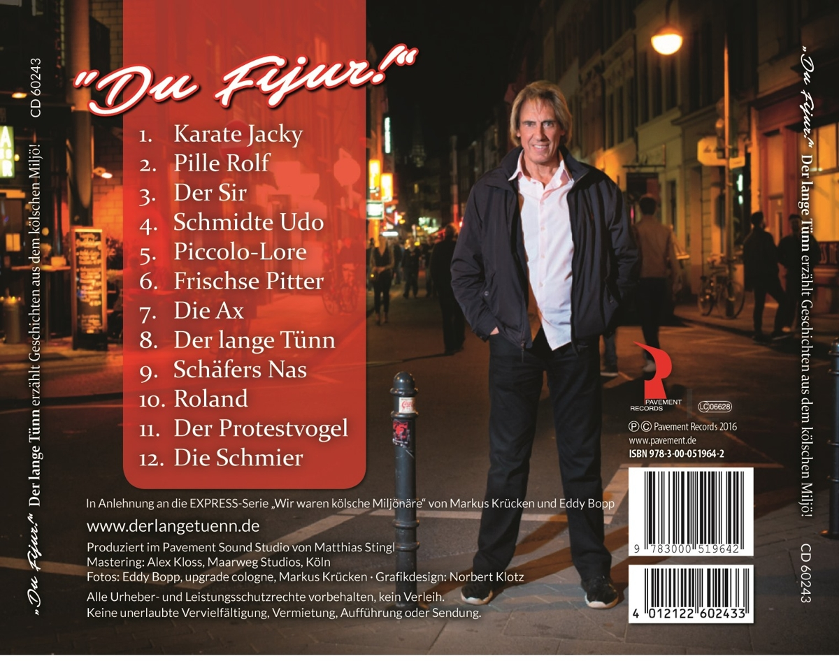Der Lange Tünn - Du Fijur!   - (CD)