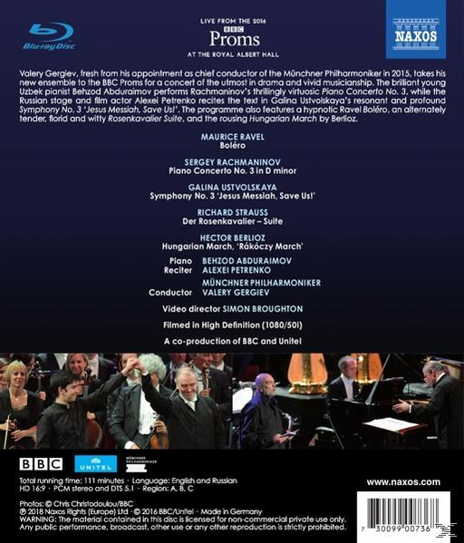 Abduraimov/Petrenko/Gergiev/MP - Münchner Philharmoniker at the Proms 2016  - (Blu-ray)