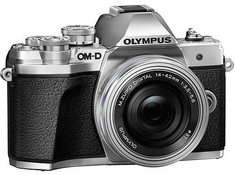 OLYMPUS E-M10 Mark 3- EZ 14-42 Aynasız Fotoğraf Makinesi Gümüş