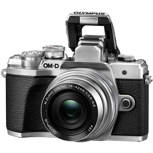 OLYMPUS E-M10 Mark 3- EZ 14-42 Aynasız Fotoğraf Makinesi Gümüş