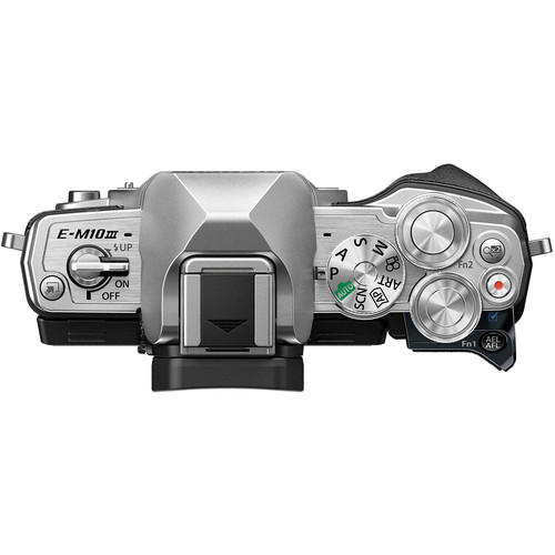 OLYMPUS E-M10 Mark 3- EZ 14-42 Aynasız Fotoğraf Makinesi Gümüş