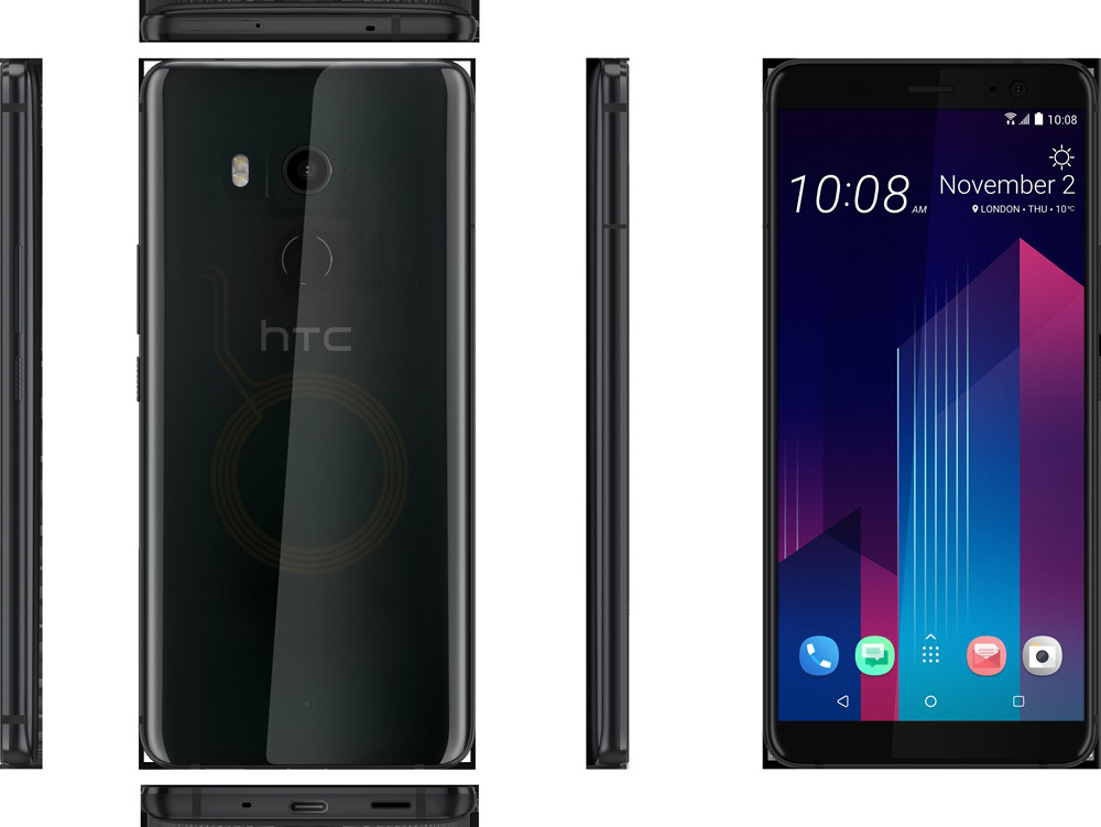 HTC U11 Plus 128 GB Translucent Black