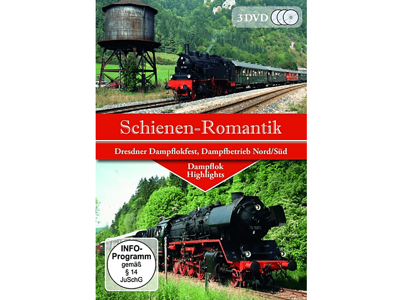 Highlights Romantik Schienen - Dampflok DVD