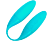 PICOBONG MAHANA vízálló páros vibrátor, kék