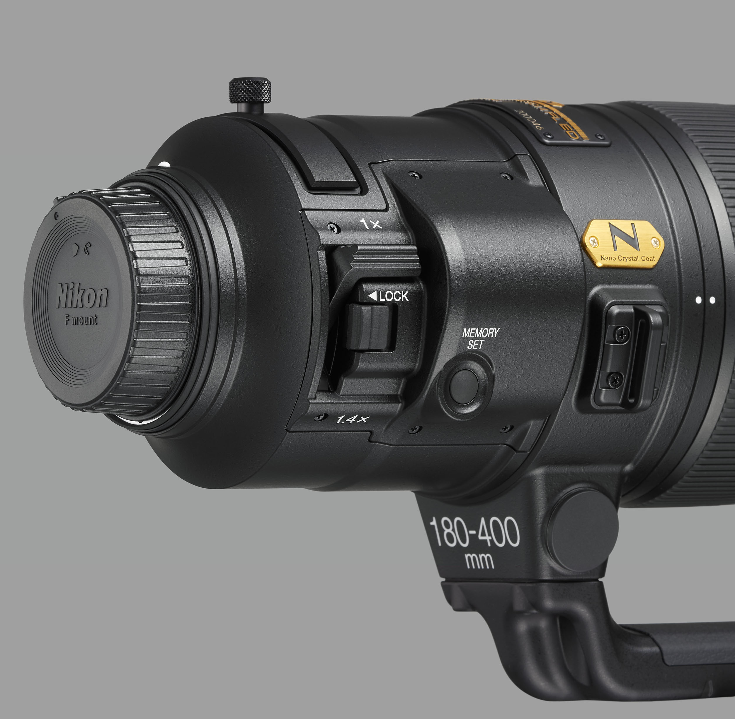 NIKON AF-S Nikkor 180 mm - 400 mm f/4 IF, VR, ED (Objektiv für Nikon F-Mount, Schwarz)