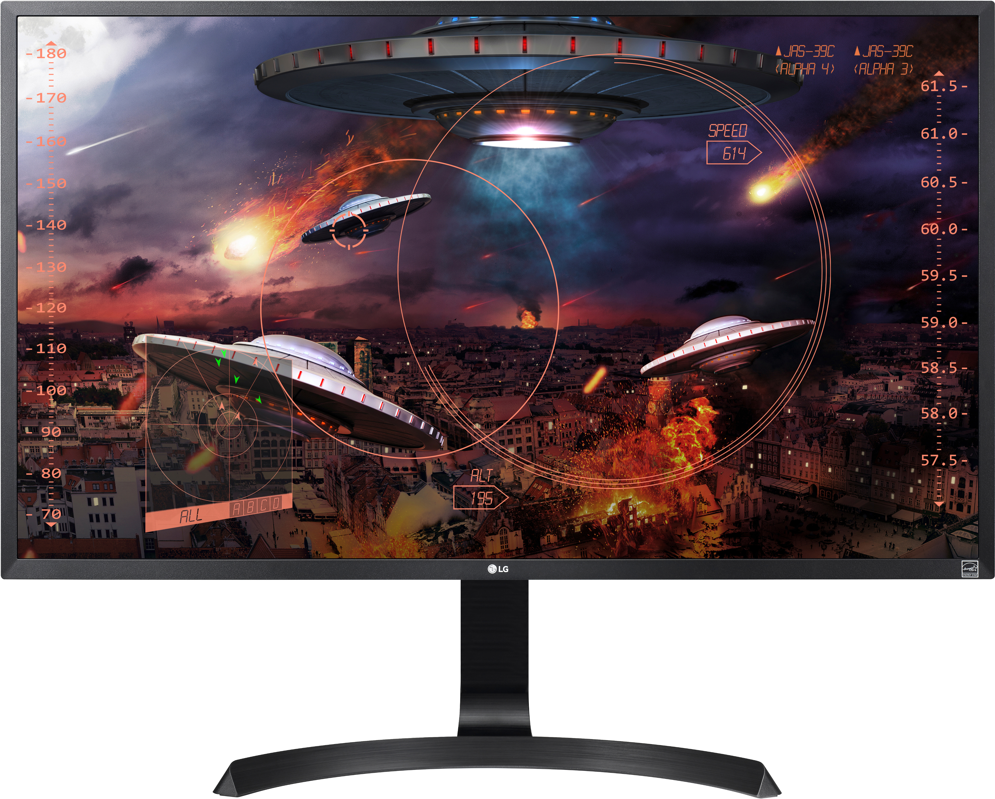 LG ELECTRONICS Monitor 32UD59-B 32" 31,5 Zoll Gaming Monitor, UHD 4K, 4 ms Reaktionszeit, 300 cd/m², 60 Hz, Schwarz