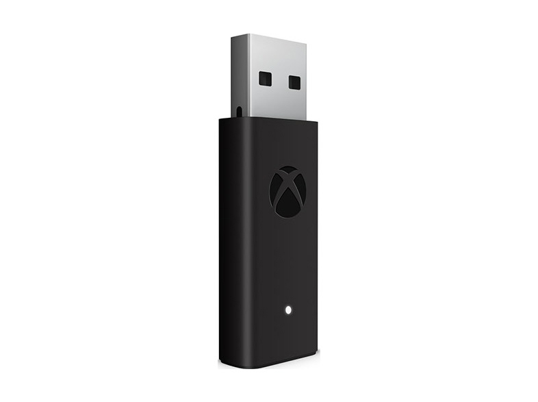 MICROSOFT Xbox Controller + Wireless Adapter für Windows Controller Schwarz für Xbox One, PC
