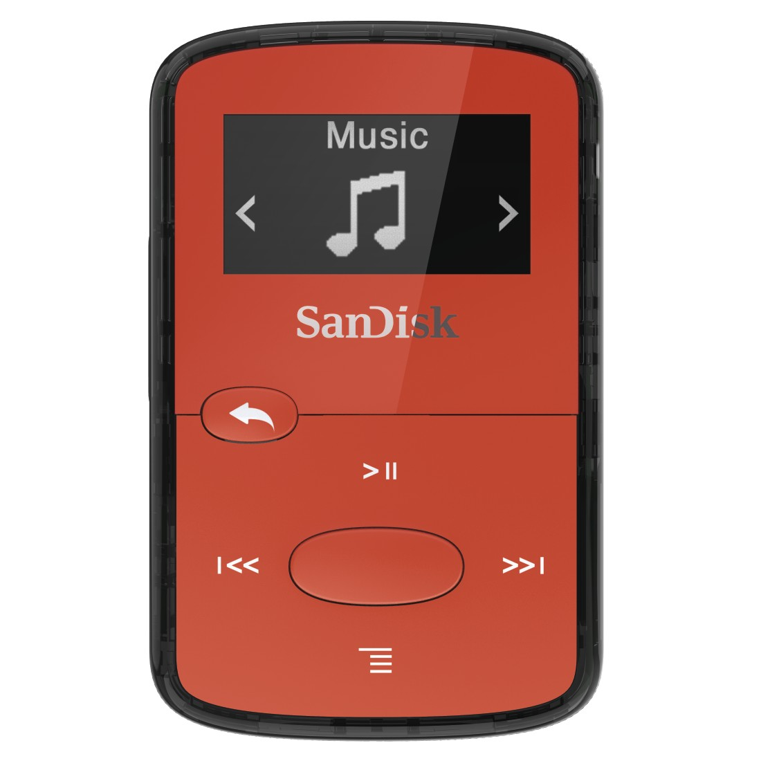 SANDISK Clip Jam Mp3-Player (8 GB, Rot)
