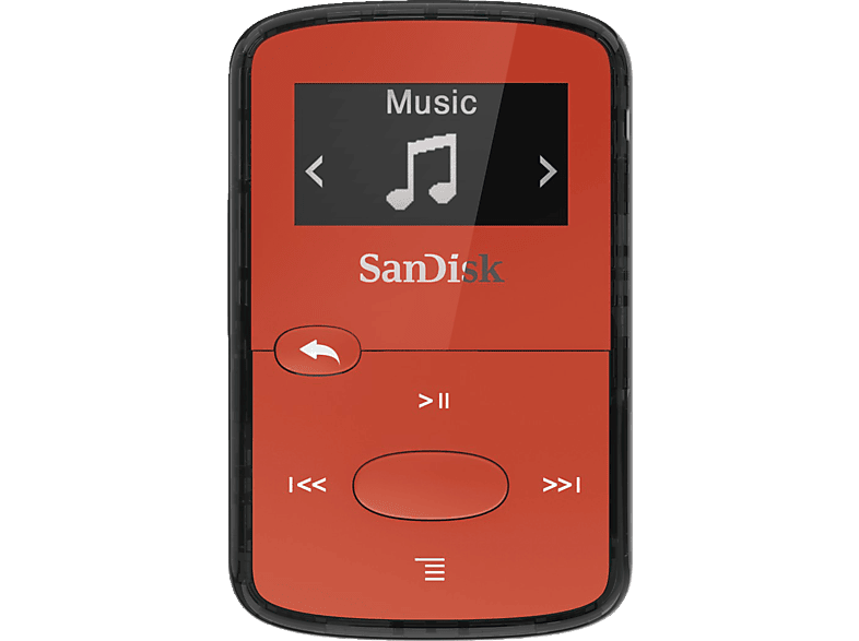 SANDISK Clip Jam Rot) (8 Mp3-Player GB