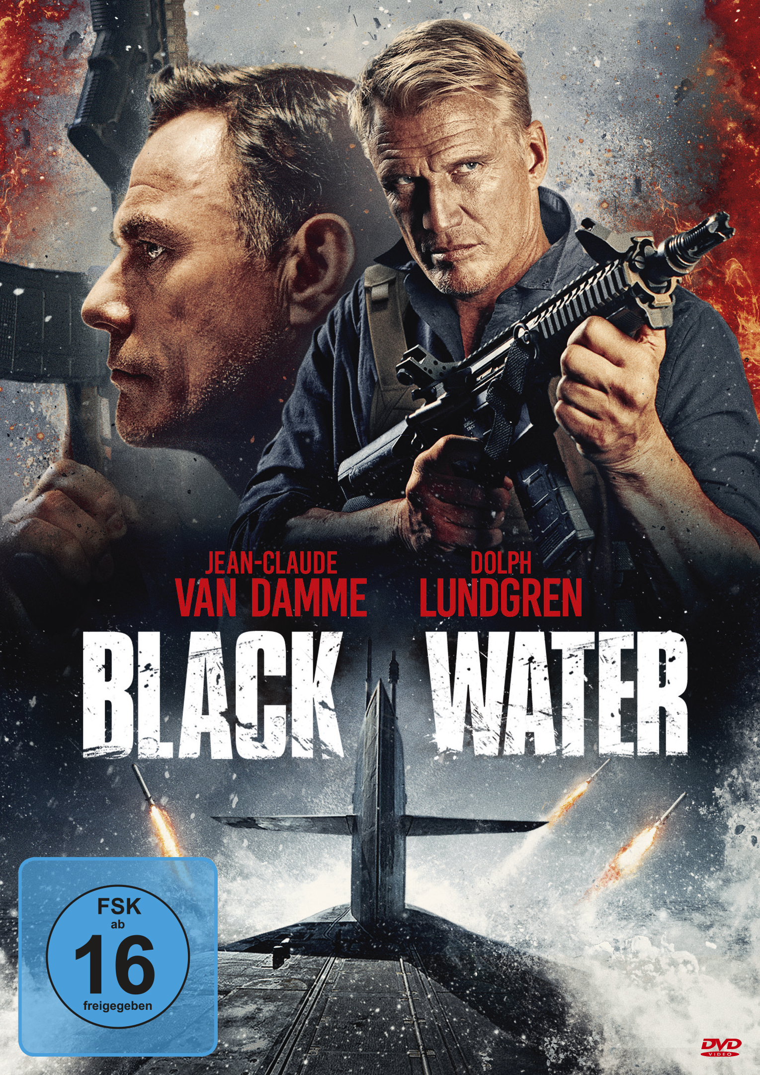 Black DVD Water