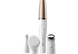 BRAUN BRAUN 911 FaceSpa Pro - Set detergente viso / epilatore - 3 in 1 - Bianco/Oro rosa - Epilatore (Bianco/Bronze)