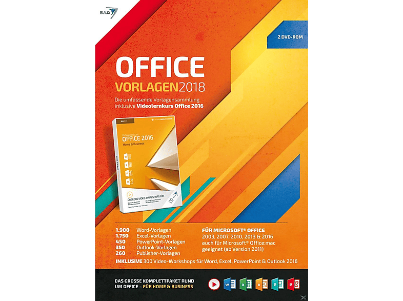 Office Vorlagen 18 Inklusive Videolernkurs Office 16 Pc Mediamarkt