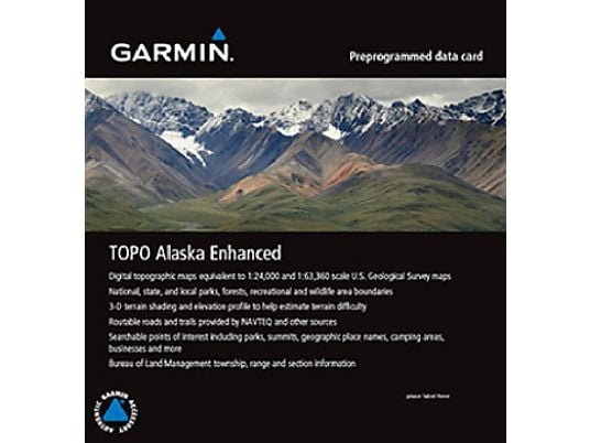 GARMIN TOPO Alaska - Kartenmaterial 