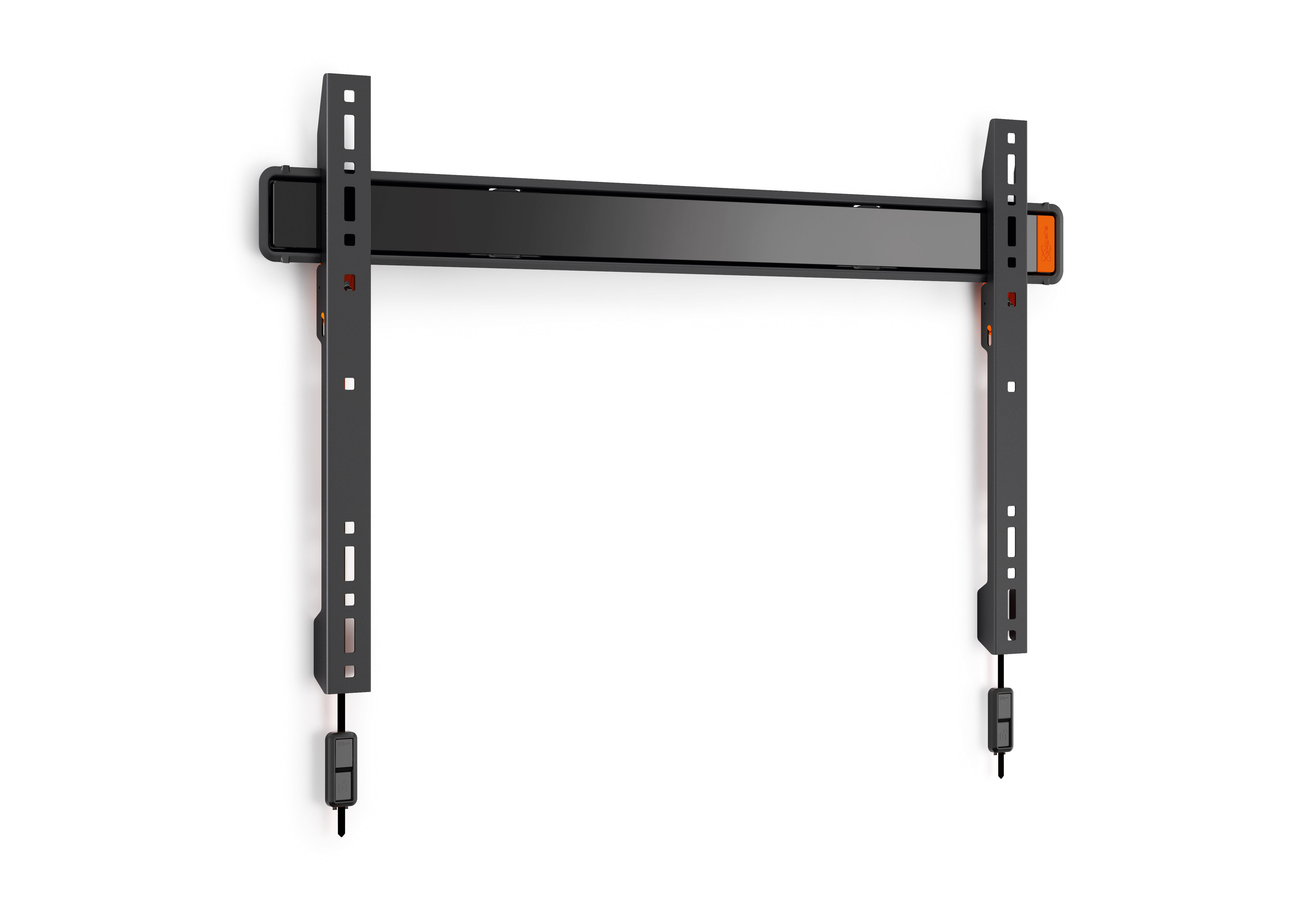 VOGEL´S Vogel's WALL 3305 TV-Wandhalterung für 102-203 cm (40-80 Zoll) Fernseher, starr, max. 80 kg, Wandhalterung, max. 100 Zoll, Starr, Schwarz