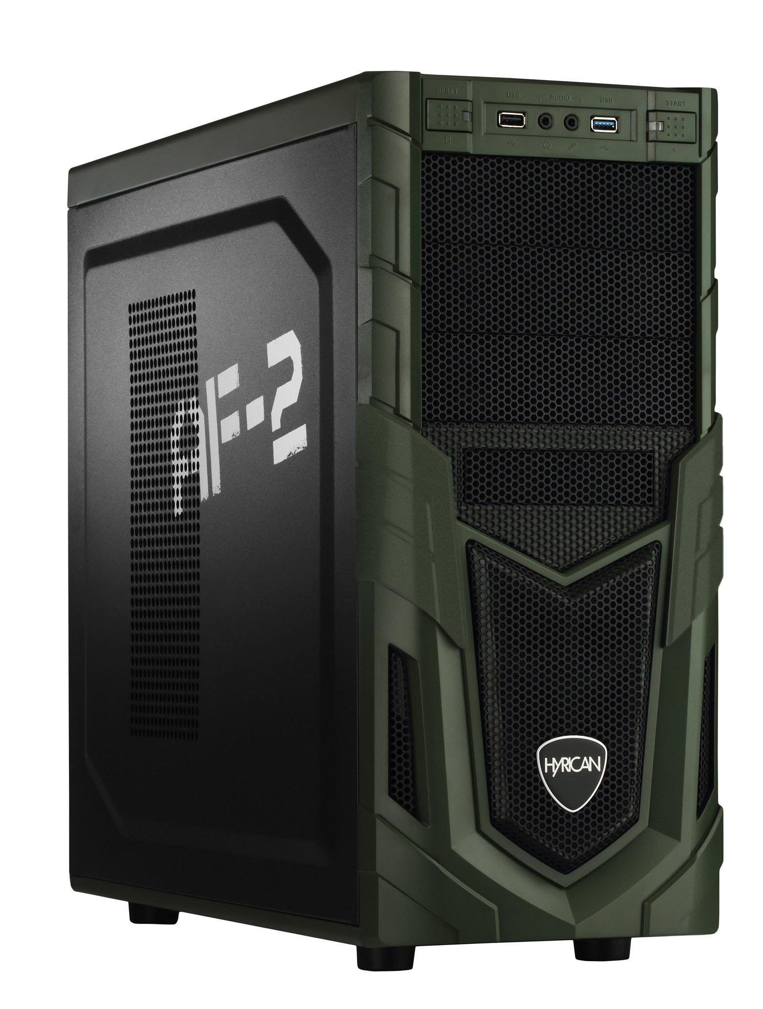 HYRICAN MILITARY GAMING 5847 ATHLON X4-950 - AMD Athlon™ II X4 X4 950 - 8 GB - 1 TB - NVIDIA GeForce® GTX 1050 - Windows 10