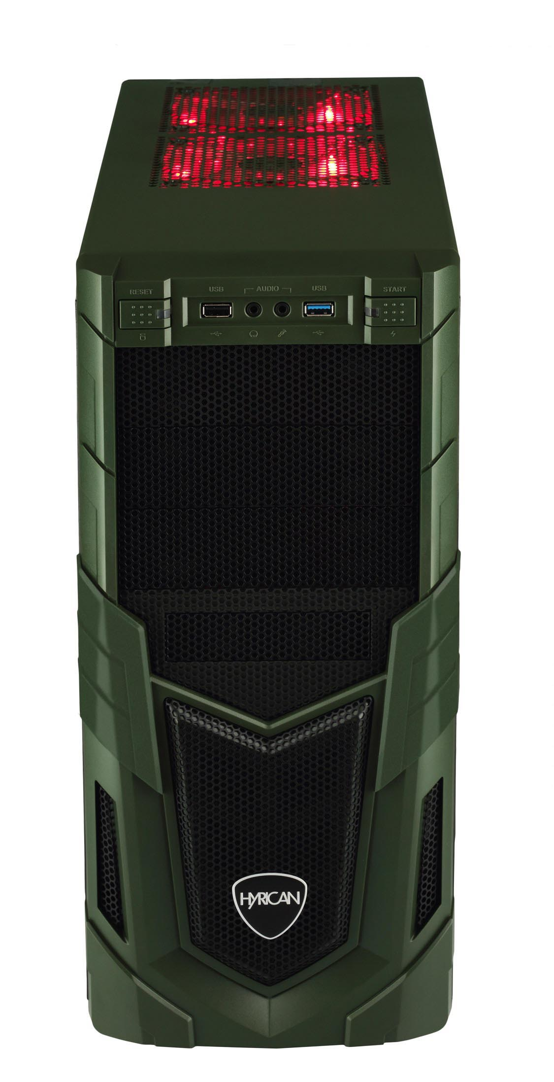 HYRICAN MILITARY GAMING 5847 ATHLON X4-950 - AMD Athlon™ II X4 X4 950 - 8 GB - 1 TB - NVIDIA GeForce® GTX 1050 - Windows 10