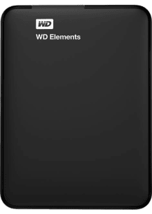 uitslag ontploffen negeren WESTERN DIGITAL Externe harde schijf Elements Portable 1 TB Zwart  (WDBUZG0010BBK-WESN)